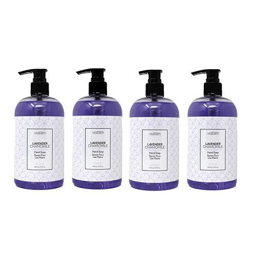 Vitabath LAVENDER CHAMOMILE 16 fl oz Liquid Hand Soap 4pk Vitabath LAVENDER CHAMOMILE 16 fl oz Liquid Hand Soap 4pk