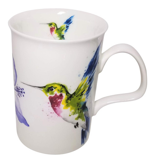 Roy Kirkham Tea and Coffee Mug Fine Bone China Hummingbird England