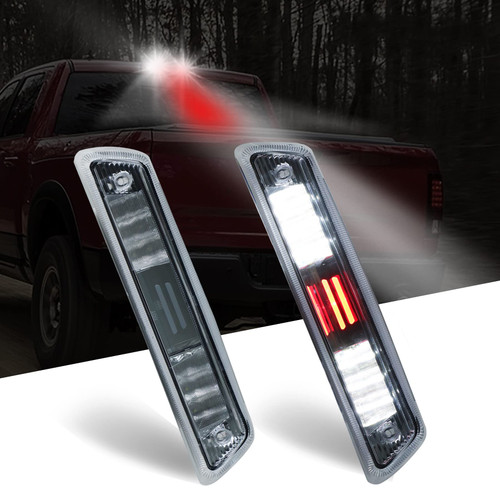 For 2009-2014 F150 LED Third 3rd Brake Light with Gasket, Center High Mount Stop Rear Cargo Lamp, Clear Lens