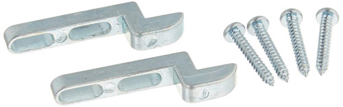 Slide-Co 121996 Sliding Screen Heavy Duty Door Latch Strike, Diecast,(Pack of 2)