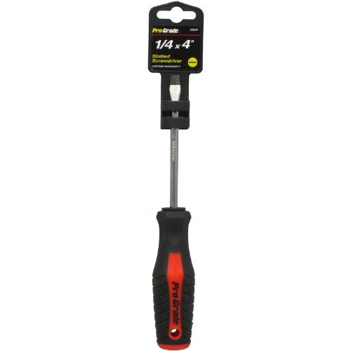 Pro-Grade 55030 1/4-Inch x 4-Inch Slotted Screwdriver
