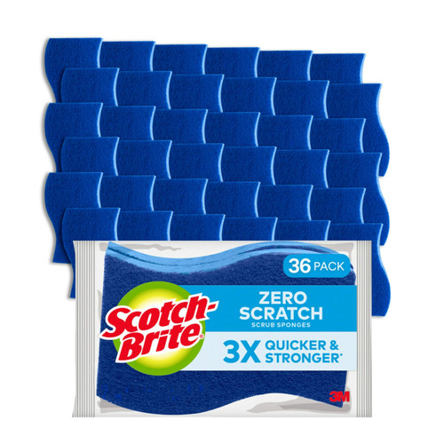 Scotch-Brite Non-Scratch Scrub Sponge, 36 Count