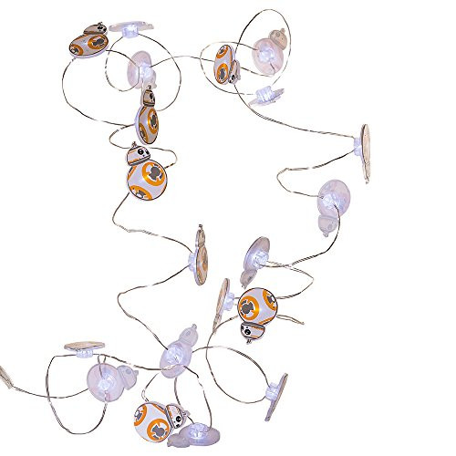 Kurt S. Adler Star Wars 20 Battery-Operated LED BB8 Fairy Light Set