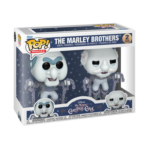 Funko Pop! Movies: The Muppet Christmas Carol - Statler and Waldorf as The Marley Brothers, 2-Pack Funko Pop! Movies: The Muppet Christmas Carol - Statler and Waldorf as The Marley Brothers, 2-Pack