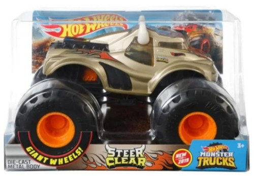 Hot Wheels Monster Trucks Oversized 1:24 Scale Metal Die-Cast Toy Truck (Steer Clear)