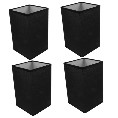 BESTOYARD 4pcs Linen lampshade lampshades for table lamp round chandelier lamp shades for floor lamps lamp shades for table lamps floor lamp shade replacement lampshades desk lamp decorate