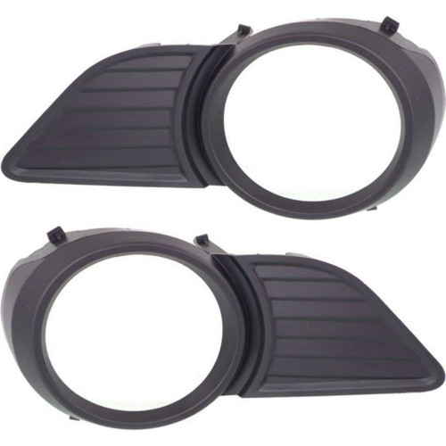 For Toyota Sienna 2011-2013 Fog Light Bezel W/Fog Light Base/LE/XLE Model Pair Driver and Passenger Side TO1038145 + TO1039145 For Toyota Sienna 2011-2013 Fog Light Bezel W/Fog Light Base/LE/XLE Model Pair Driver and Passenger Side TO1038145 + TO1039145