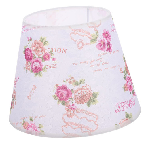DOITOOL Lampshade Clip on Lamp Shade Drum Lamp Shade Cloth Lamp Shade Rustic Lamp Shades Hanging Lamp Shades Light Covers Desk Mini Pendant Lights Hotel Lamp Shade Floor Fabric Screw E27