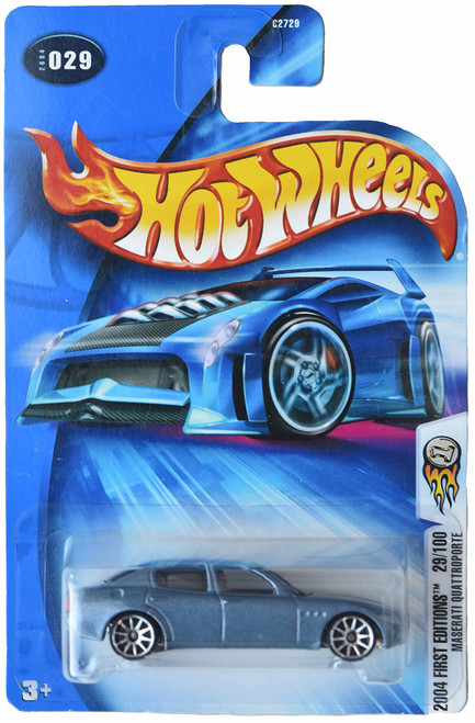 Hot Wheels Maserati Quattroporte, 2004 First Edition 29/100