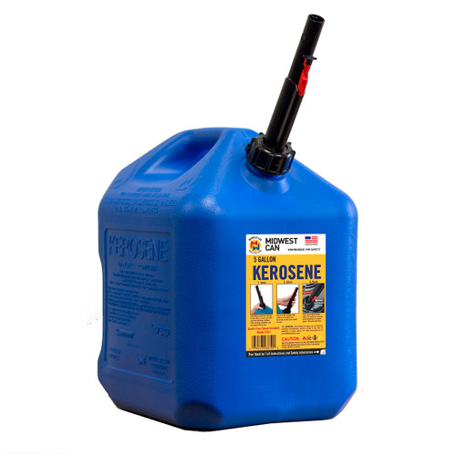 Midwest Can 7610 5 Gallon Kerosene Can w/Quick Flow Spout Midwest Can 7610 5 Gallon Kerosene Can w/Quick Flow Spout