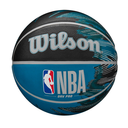 WILSON NBA DRV Pro Streak Outdoor Basketball - Size 7-29.5", Black/Blue WILSON NBA DRV Pro Streak Outdoor Basketball - Size 7-29.5", Black/Blue