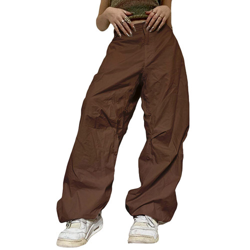 Pink Cargo Pants,Travel Pants,Womens Jeans Baggy,Drawstring Cargo Pants for Women,Pantalones Cargo Mujer,Women's Straight Leg Pants,Lightweight Cargo Pants for Women,
