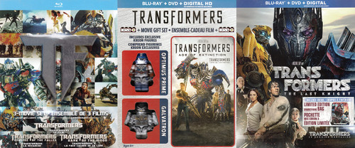 Transformers 1-3 (Blu-ray) / Transformers: Age of Extinction & The Last Knight (Blu-ray + DVD)