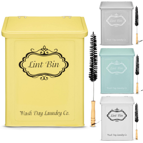Lint Bin | Magnetic Lint Bin For Laundry Room With Lint Brush For Dryer Lint Trap | Lint Holder Bin For Laundry Room | Lint Bin For Laundry Room Magnetic | Laundry room Trash Can | Dryer Sheet Holder Lint Bin | Magnetic Lint Bin For Laundry Room With Lint Brush For Dryer Lint Trap | Lint Holder Bin For Laundry Room | Lint Bin For Laundry Room Magnetic | Laundry room Trash Can | Dryer Sheet Holder
