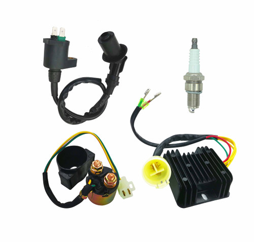 Voltage Regulator Rectifier with Ignition Coil&Starter Solenoid Relay For Honda Fourtrax 300 TRX300 TRX300FW 4x4 1993-2000 Voltage Regulator Rectifier with Ignition Coil&Starter Solenoid Relay For Honda Fourtrax 300 TRX300 TRX300FW 4x4 1993-2000