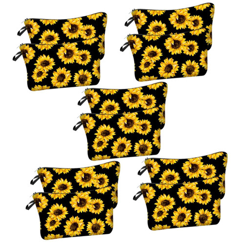 FOMIYES 10 pcs sunflower makeup bag makeup bag for purse travel toiletry bags makeup organizer bag sunflower zipper pouch cosmetics pouch sunflower bag delicate makeup pouch cosmetics bag FOMIYES 10 pcs sunflower makeup bag makeup bag for purse travel toiletry bags makeup organizer bag sunflower zipper pouch cosmetics pouch sunflower bag delicate makeup pouch cosmetics bag