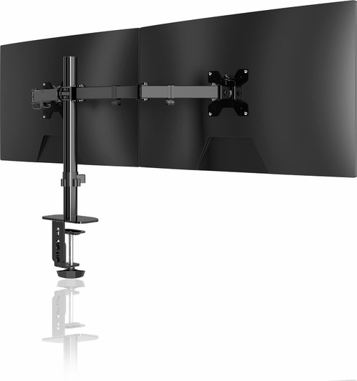 Pholiten Dual Monitor Arm, Monitor Stands for 2 Monitors, Dual Monitor Mount, Computer Monitor Stand for Desk, Monitor Mounts for 2 Monitors, Dual Monitor Desk Mount, Dual Monitor Stand for Desk