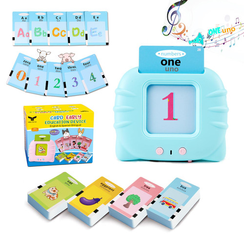 Toddler Toys Gifts for Age 2 3 4 5 Year Old Boys Girls: 385 Sight Words Spanish English Talking Flash Cards for Toddlers 2-4 Montessori Toys for 2 Year Old Speech Therapy Toy Spanish Learning For Kids Toddler Toys Gifts for Age 2 3 4 5 Year Old Boys Girls: 385 Sight Words Spanish English Talking Flash Cards for Toddlers 2-4 Montessori Toys for 2 Year Old Speech Therapy Toy Spanish Learning For Kids