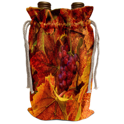 3dRose Danita Delimont - Vineyards - Oregon, Willamette Valley, Vineyard - US38 BJA0064 - Jaynes Gallery - Wine Bag (wbg_93436_1)