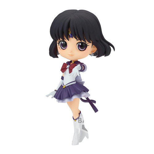 Banpresto - Pretty Guardian Sailor Moon Cosmos The Movie - Eternal Sailor Saturn (ver. A), Bandai Spirits Q Posket Figure Banpresto - Pretty Guardian Sailor Moon Cosmos The Movie - Eternal Sailor Saturn (ver. A), Bandai Spirits Q Posket Figure