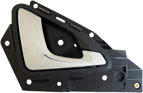 Dorman 96500 Front Passenger Side Interior Door Handle Compatible with Select Honda Models, Black; Chrome
