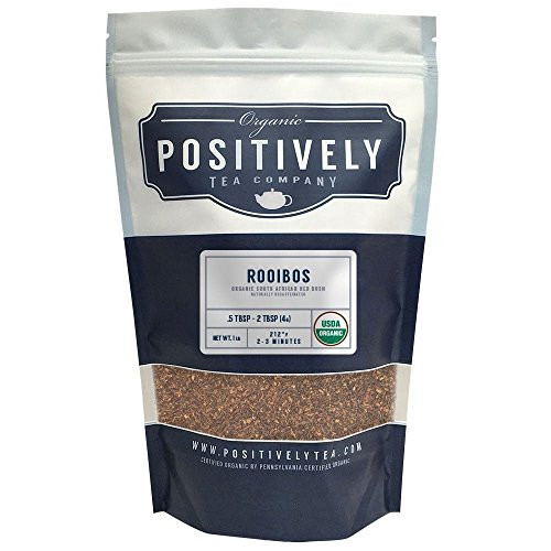 Positively Tea Company, Organic South African Rooibos, Rooibos Tea, Loose Leaf, USDA Organic, 1 Pound Bag
