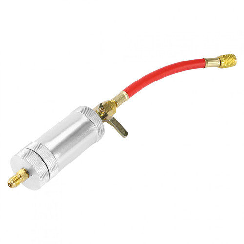 Oil Injection Tool, Car A/C Oil Injector 1/4SAE R134 2 oz Oil Injector R134A R12 R22 Oil and Dye Injector Tools Car Accessories