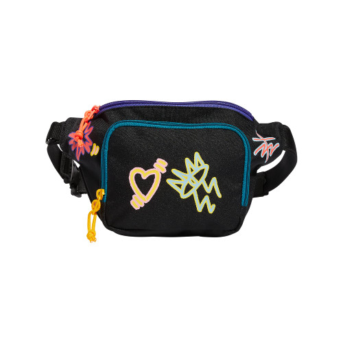 adidas Originals Sport Hip Pack/Small Travel Bag, Black/Pride, One Size