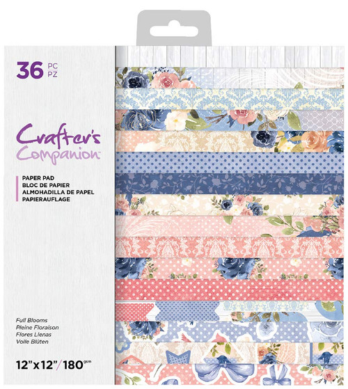 Crafter's Companion Full Bloom PRNTD CARDSTK PAD 12