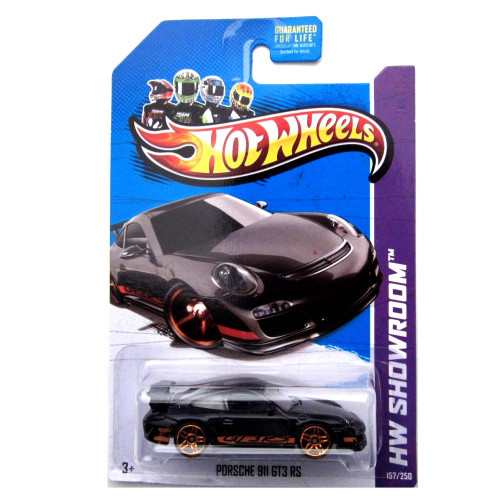 Hot Wheels HW Showroom Porsche 911 GT3 RS Black #157/250 Hot Wheels HW Showroom Porsche 911 GT3 RS Black #157/250