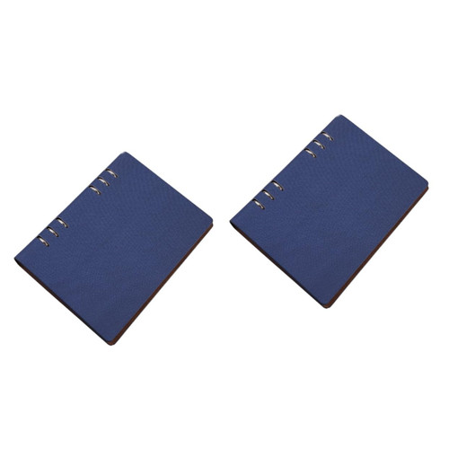 MAGICLULU 2pcs Travel Notepad Leather Cover Notepads Office Notepad Journal College Notebook Diary Notepad Subject Spiral Notebook Office Notebooks School Notebook Student Sketchbook Simple