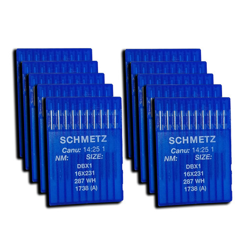 100 SCHMETZ DBX1 16X231 16X95 Sewing Machine Needles (Size 20 (Metric 125))