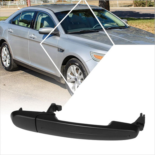 PM PERFORMOTOR Front Right Passenger Side Door Pull Handle Compatible with 10-12 Ford Taurus,Primered Black