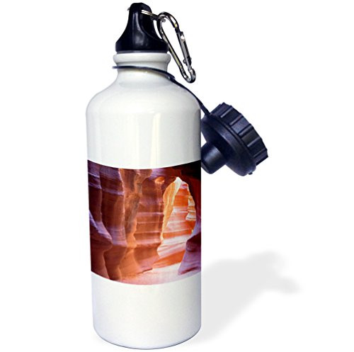 3dRose wb_189683_1"USA, Arizona, Antelope Canyon, Navajo Tribal Park" Sports Water Bottle, 21 oz, Multicolor