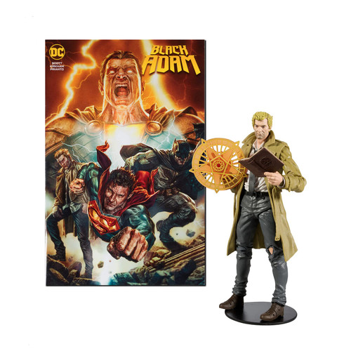 McFarlane Toys DC Direct - Page Punchers - 7" Figure with Comic - Black Adam Wave 1 - John Constantine McFarlane Toys DC Direct - Page Punchers - 7" Figure with Comic - Black Adam Wave 1 - John Constantine