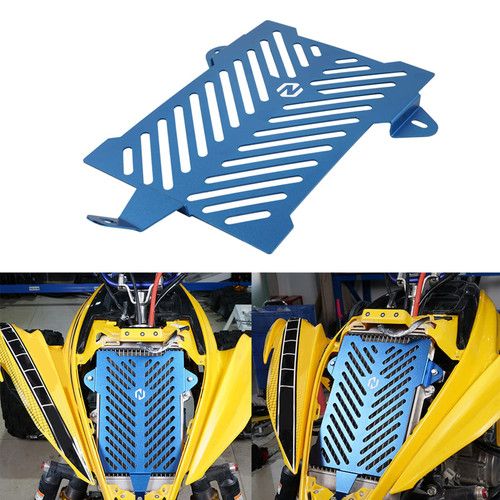 NICECNC Blue Radiator Grille Guard Cover Protector Compatible with Yamaha Raptor 700 2013-2018 2019 2020 2021 2022 2023, Raptor 700R 2013-2020 2021 2022 2023