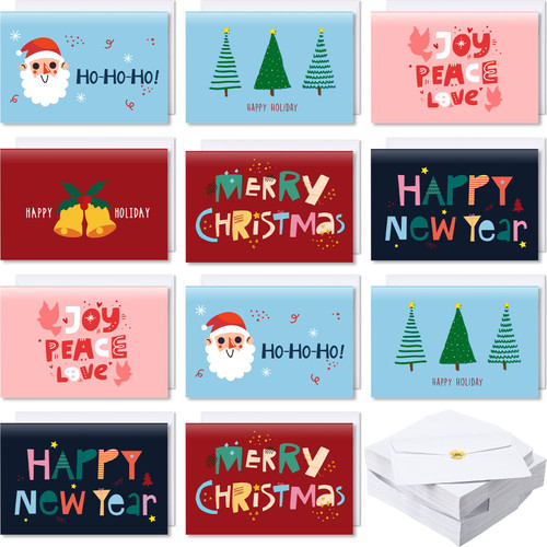 Zhanmai 150 Set Christmas Cards with Envelopes Blank Inside Christmas Cards Bulk Boxed Vintage Christmas Cards 6 Unique Designs Christmas Cards Holiday Greeting Cards with 150 Envelopes Zhanmai 150 Set Christmas Cards with Envelopes Blank Inside Christmas Cards Bulk Boxed Vintage Christmas Cards 6 Unique Designs Christmas Cards Holiday Greeting Cards with 150 Envelopes