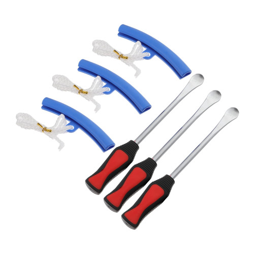 Vaguelly 1 Set tire Repair Tool Motorcycle tire bar Iron Automotive tire Spoons Motorcycle tyre Spoons Automotive Tools Motorcycle Tire Changer Tool Supplies Bike Manganese Silicon Steel