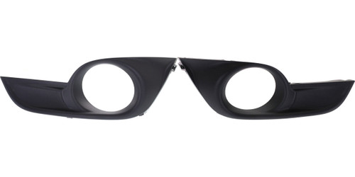 DAT AUTO PARTS Front Left Driver & Right Passenger Side Bumper Fog Light Bezel Cover Trim Set of 2 Replacement for 2013-2015 Nissan Altima Black Textured NI1038115 NI1039115