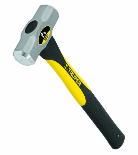 Truper 32686 2-Pound Engineer Hammer, Fiberglass Handle, 16-Inch
