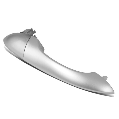 Auto Dynasty [Non Key Hole Model] Factory Style Front Outer Door Handle Compatible with BMW X5 2000-2006, Passenger Right Side, Painted Silver