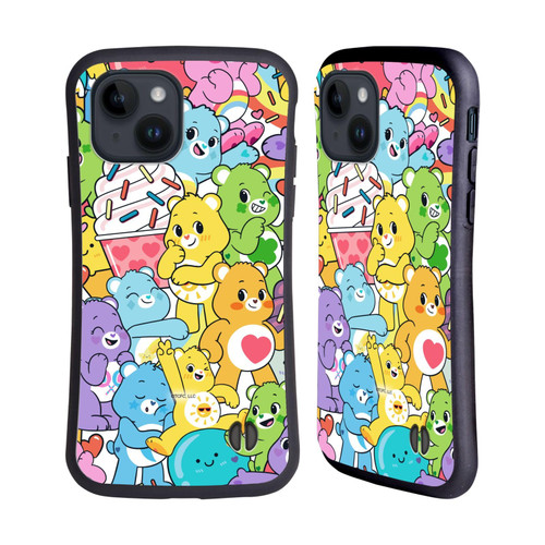 Head Case Designs Officially Licensed Care Bears Character Pattern Sweet and Savory Hybrid Case Compatible with Apple iPhone 15