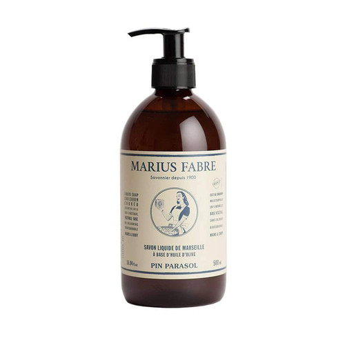 Marius Fabre Marseille Liquid Soap, Pine - 500ml Marius Fabre Marseille Liquid Soap, Pine - 500ml