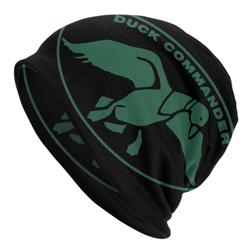 Duck Reality Show Dynasty Programme Logo Knit Hat Beanie Cap Warm Slouchy Knit Hat Fashion Knitted Hat for Women Men Black Duck Reality Show Dynasty Programme Logo Knit Hat Beanie Cap Warm Slouchy Knit Hat Fashion Knitted Hat for Women Men Black