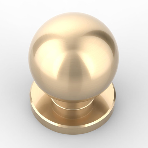Coinkoly 12 Pack Brushed Gold Kitchen 3/4Inch(19mm) Cabinet Knobs Single Hole Dresser Knobs Cabinet Door Handles and Pulls Knobs for Cabinets and Drawers Kitchen Cabinet Hardware