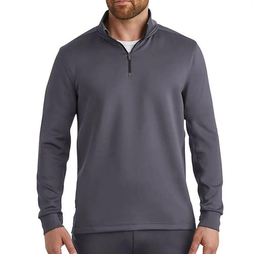 Member's Mark Mens Tech Knit Quarter Zip (as1, Alpha, xx_l, Regular, Regular, Standard, Charcoal Sky)