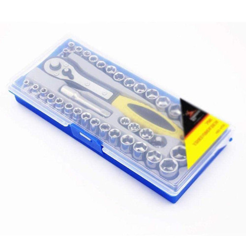 Socket Wrench Set Ratchet Sets Mechanic Tools Kit Bit Sockets For Automotive Repair & Household 1/4''3/8'' Drive 38 Pcs Craftsman Socket Set Socket Sets 3/8 Drive