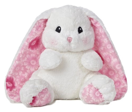 Aurora World Lopsie Wopsie Bunny Plush, White, 13"