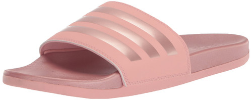 adidas Women's Adilette Comfort Slides Sandal, Wonder Mauve/Maeamt/Maeamt, 9