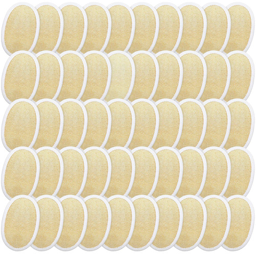 50 Pieces Exfoliating Loofah Pad Body Scrubber Bath Shower Loofah Sponge Pad Natural Exfoliating Scrubber Luffa Brush Close to Skin for Men Women Shower Bath and Spa